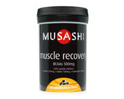 MUSASHI AMINO MUSCLE RECOVERY AMINOACIDOS BCAA 1500MG 60 CAPS